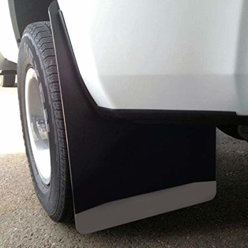 UltimateFlap 20 Inch Rear Dually Mud Flap with Stainless Steel Weight