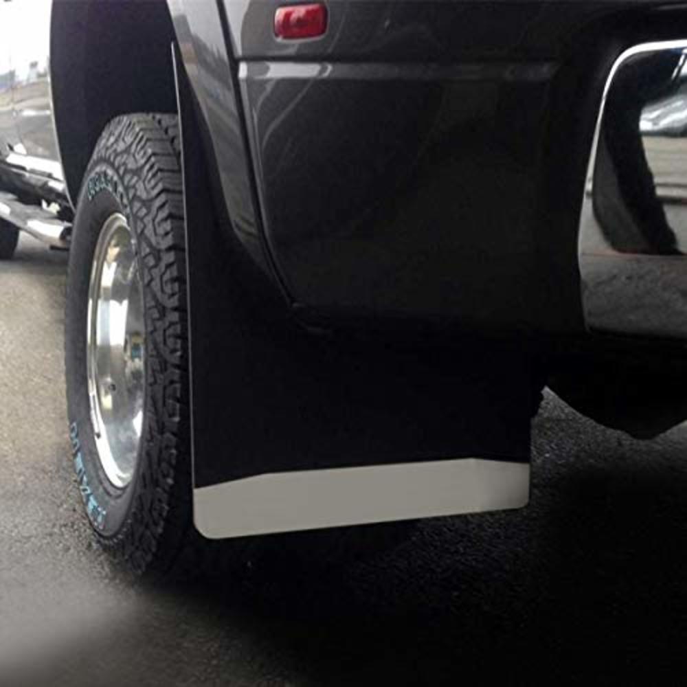 UltimateFlap 20 Inch Rear Dually Mud Flap with Stainless Steel Weight
