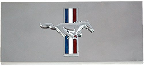 Yates Performance 2005-2009 Mustang Polished Stainless Fuse Box Cover Running Horse Emblem