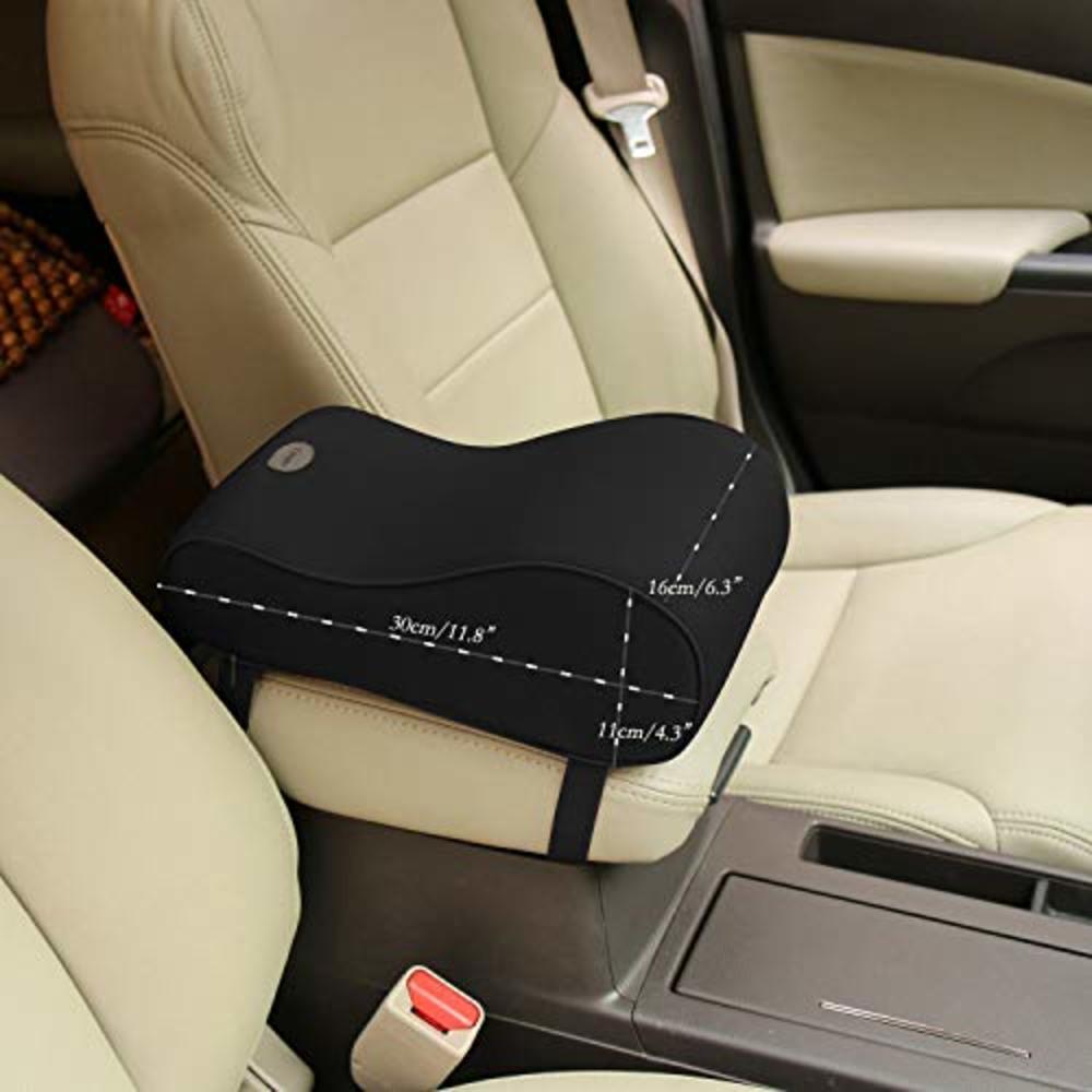 Timorn Car Armrest Cushion, Memory Foam Car Armrest Console,Car Center Console Armrest Pillow,Car Armrest Cover Car Center Conso