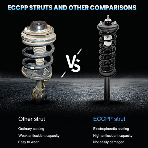 ECCPP Complete Struts,ECCPP Rear Strut and Spring Assembly Shock Absorber for 2004 2005 2006 2007 2008 for Acura Tl,2003 2004 2005 200
