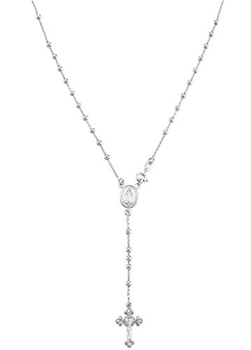 Miabella 925 Sterling Silver Italian 9mm Classic Byzantine Link Chain