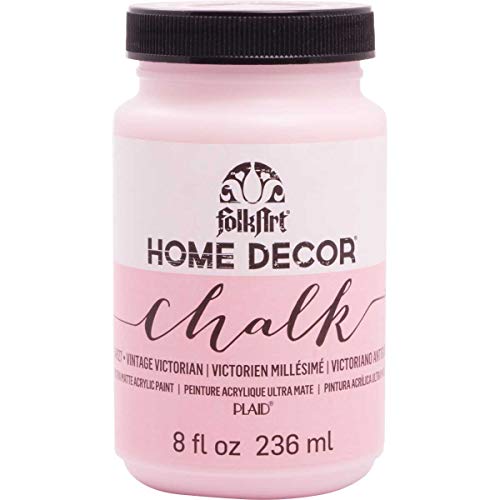 FolkArt 34927 Home Decor Chalk Furniture & Craft Paint in Assorted Colors, 8 ounce, Vintage Victorian