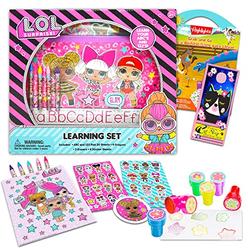 L.O.L. Surprise! LOL Surprise Learning Set for girls, Kids LOL Surprise School Supplies Bundle LOL Writing Pad, Stampers, Stickers, and More (LO