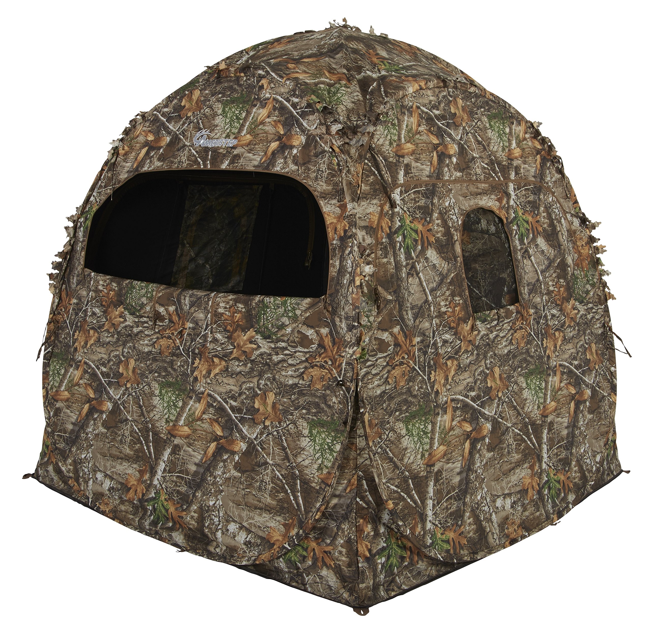 Ameristep Doghouse ground Blind, Two Man Hunting Blind in Realtree Edge camo