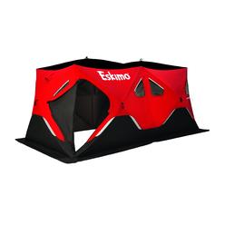 Eskimo Ice Fishing Fatfish 7-9 Person Portable Pop-Up Shelter In Red