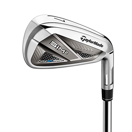 TaylorMade SIM 2 Max Iron Set Mens Right Hand Steel Regular 4-PW, AW
