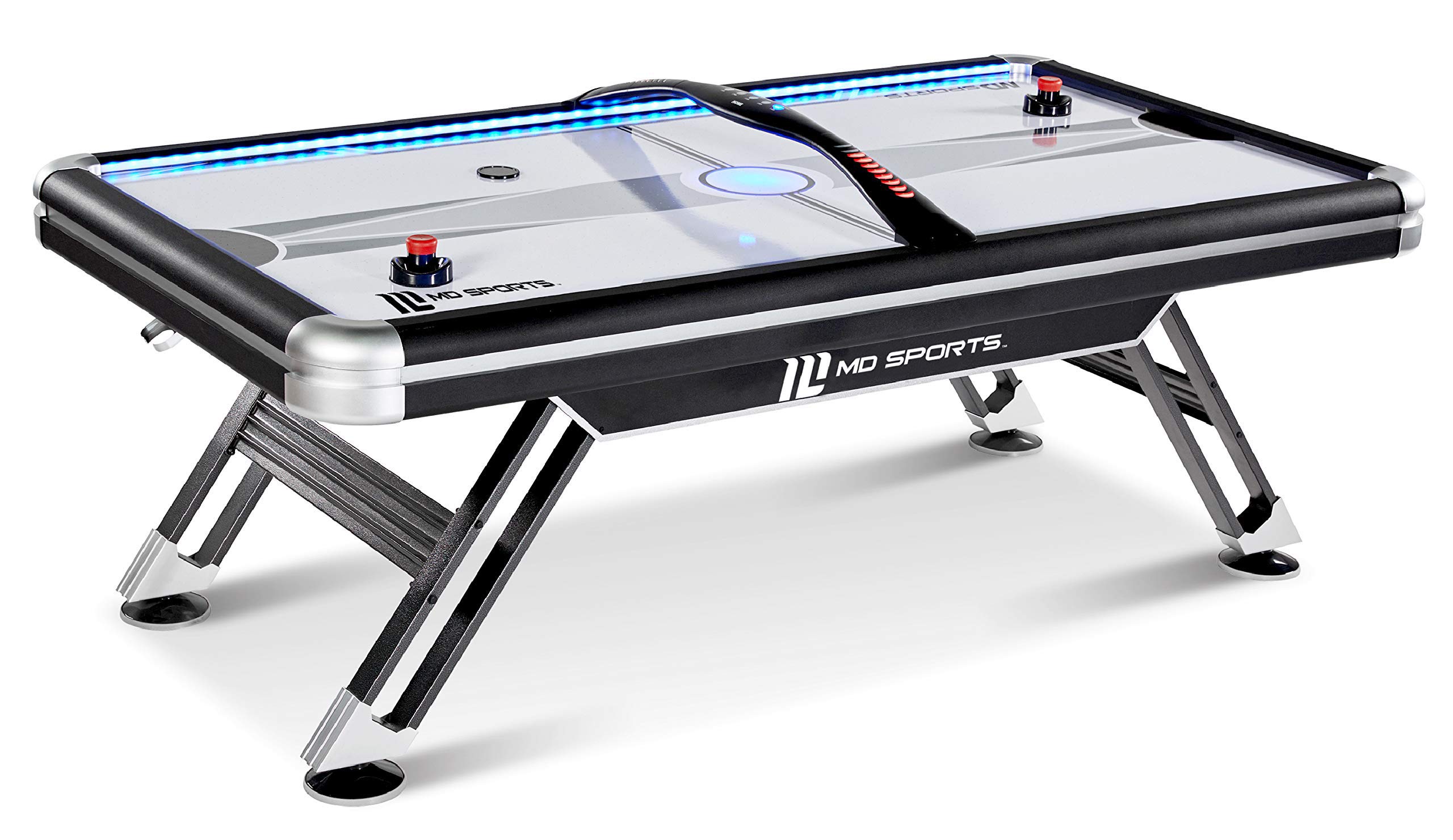 MD SPORTS Titan 75 ft Air Powered Hockey Table with Overhead Scorer