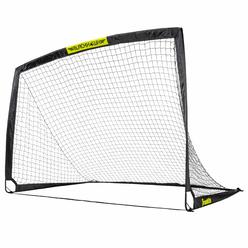 Franklin Sports Blackhawk Backyard Soccer goal - Portable Kids Soccer Net - Pop Up Folding Indoor  Outdoor goals - 66 x 33 - Bla