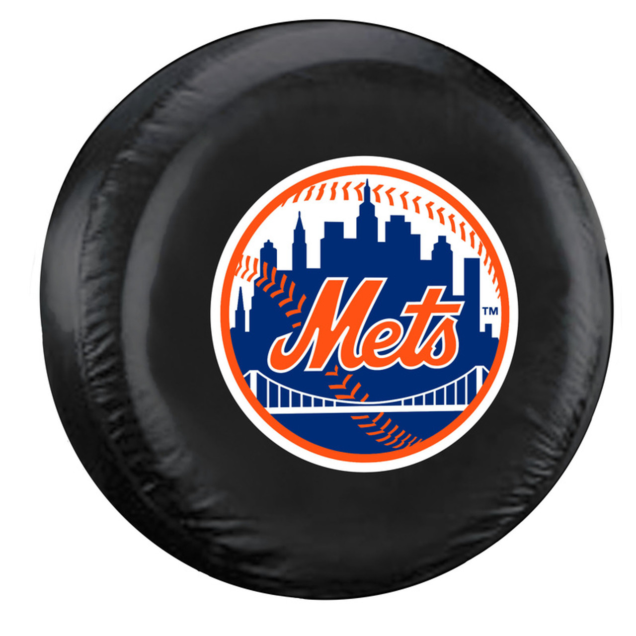 Fremont Die New York Mets Tire Cover Large Size Black CO
