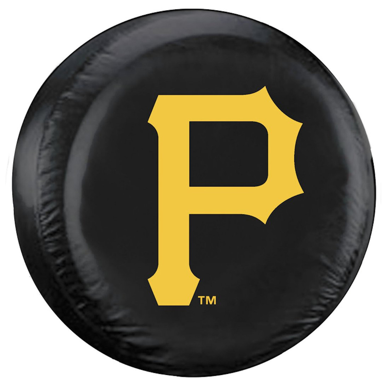 Fremont Die Pittsburgh Pirates Tire Cover Standard Size Black CO