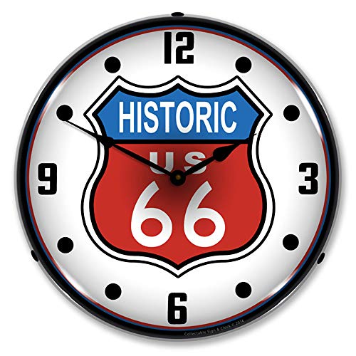 Collectable Sign and Clock Historic Route 66