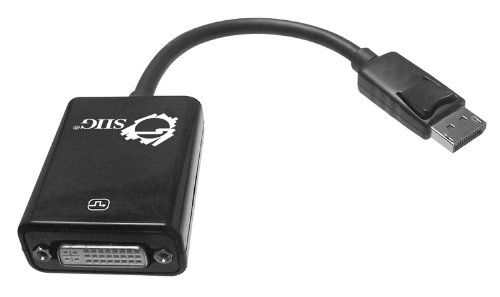 SIIG, Inc. DESIGNED FOR CONNECTING DISPLAYPORT EQUIPPED COMPUTER SYSTEMS TO DVI-D SINGLE LI