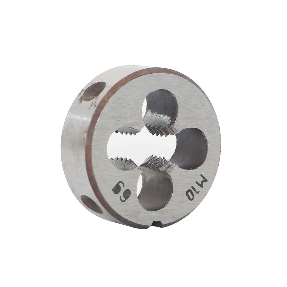 LingGan Hss 10Mm X 15 Metric Right Hand Round Die, Machine Thread Die M10 X 15Mm Pitch For Mold Machining, Alloy Steel, It Can Process S