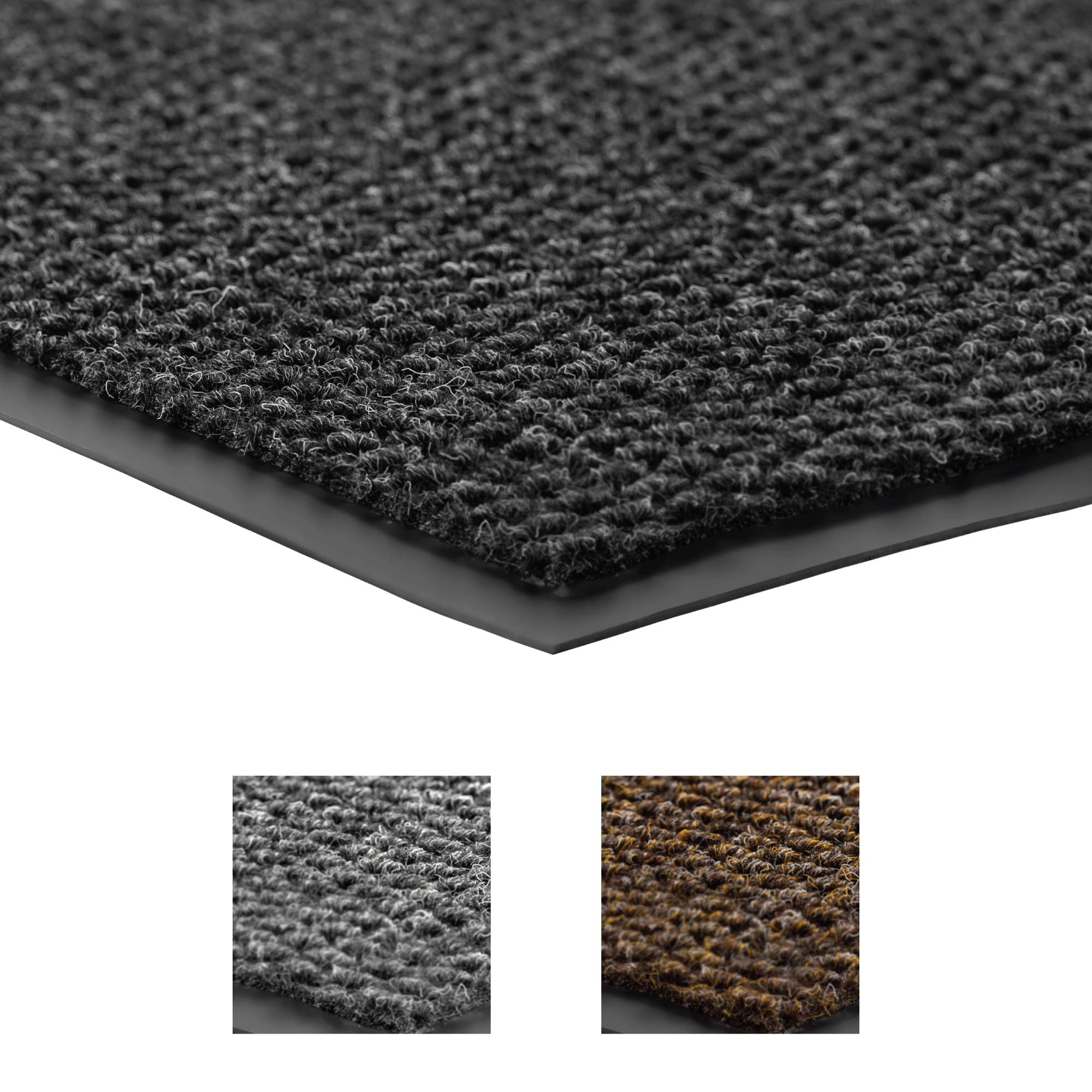 Notrax-136S0048 Carpeted Runner, Charcoal, 4Ft X 8Ft