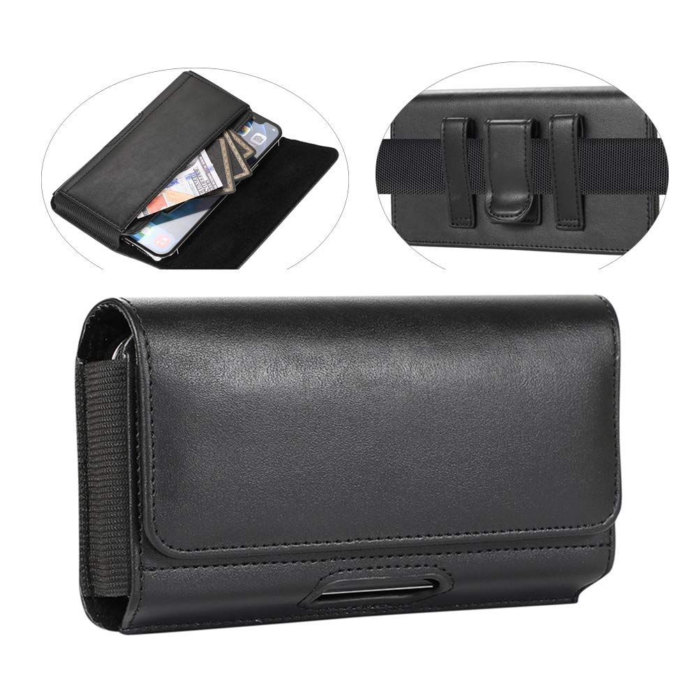 yhency Pu Leather Phone Holster Pouch For Samsung Galaxy S23 Plus S22 S21 Fe S20 Fe S10, A54 A53 A52 A34 A33, Note 10, Iphone 14 Plus 1