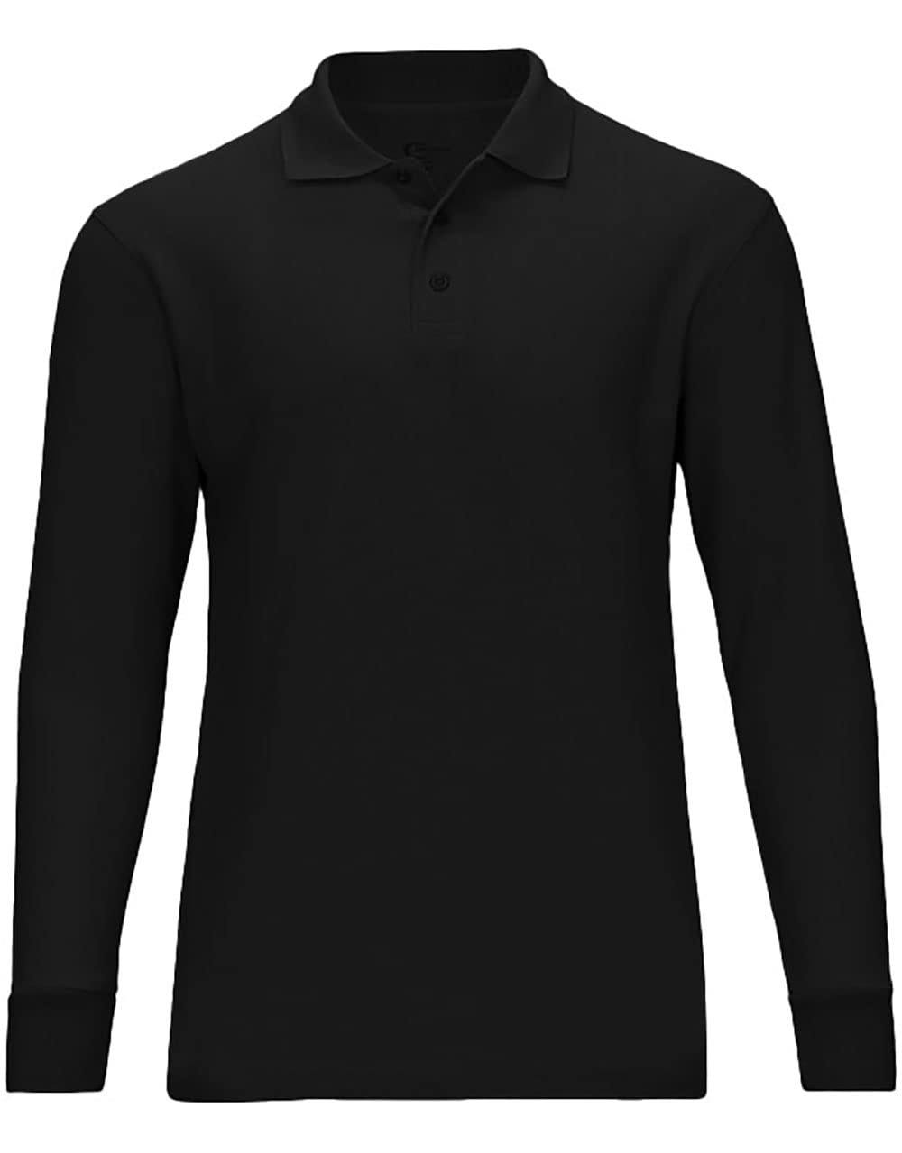 Premium Wear Mens Long Sleeve Polo Shirts Stain Guard Polo Shirts For