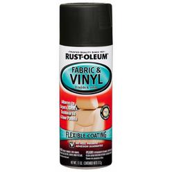 Rust-Oleum 248919 Rust-Oleum Fabric & Vinyl Paint: Std Spray Paints, Fabric and Vinyl Paint, Black, Fabric/Vinyl, Flat  248919