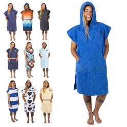 Cor Surf Poncho Changing Towel Robe With Hood And Front Pocket, Doubles Up As A Beach Towel And Blanket, Made Of Quick Dry Micro