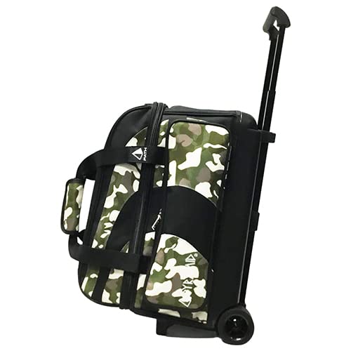 Pyramid Path Deluxe Double Roller With Oversized Accessory Pocket Bowling Bag (Camo)