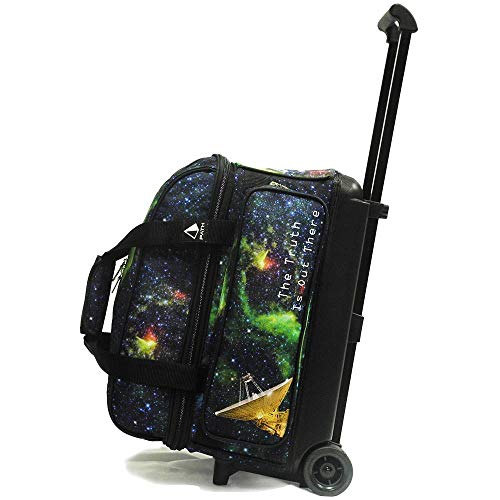 Pyramid Path Deluxe Double Roller With Oversized Accessory Pocket Bowling Bag (Space)