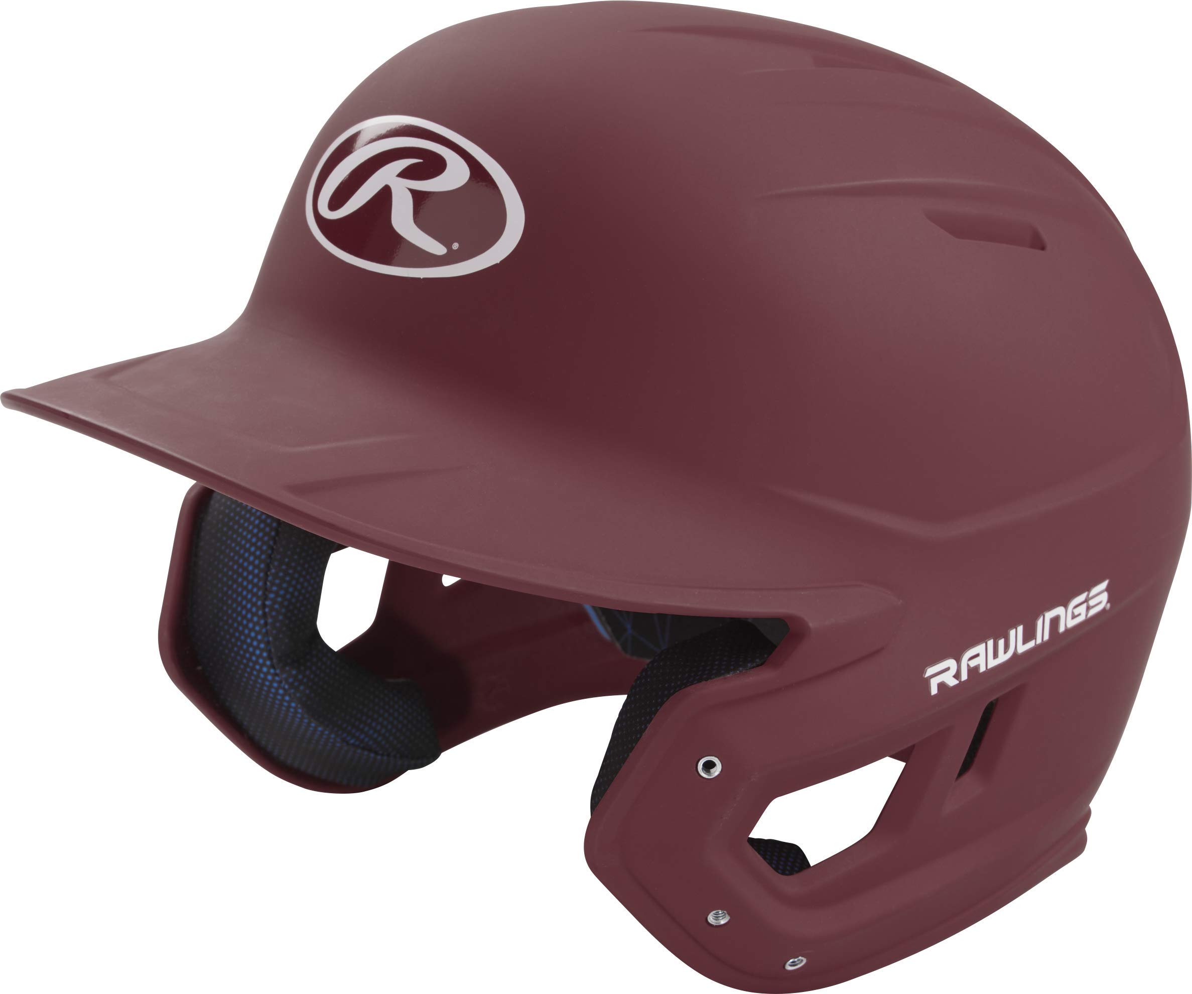 Rawlings Mach Baseball Batting Helmet, Senior, Matte Maroon