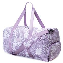 Jadyn 22 Womens Large Duffelweekender Bag With Shoe Pocket, Travel Bag (Dusty Lavender)