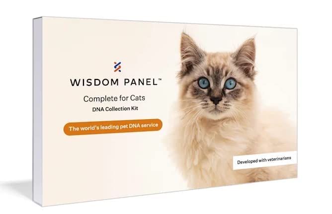 Wisdom Health Wisdom Panel Complete: Comprehensive Cat Dna Test For 45 Health Genetic Health Conditions 70 Breeds And Populations 25 Traits Bl