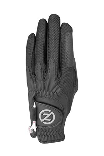 Zero Friction Womens Compression Fit Golf Glove, Left Hand, Black, One Size