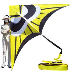 Kaiciuss Huge Delta Kite For Adults Easy To Fly, 82 Ft Giant Single Line Kite, Extra Large Beach Kite With 30M Kite Tail And 300