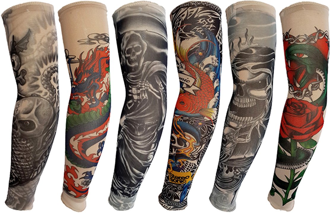 Yariew Tattoo Sleeves For Men,Yariew 6Pcs Arm Sleeves Fake Tattoos Sleeves To Cover Arms Sun Protection Sleeves Tattoo Sleeve Covers Ta