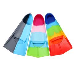 Foyinbet Swim Fins,Short Swimming Training Flippers For Lap Swimming Snorkeling,Silicone Swim Flippers With Mesh Bag For Kids,Gi