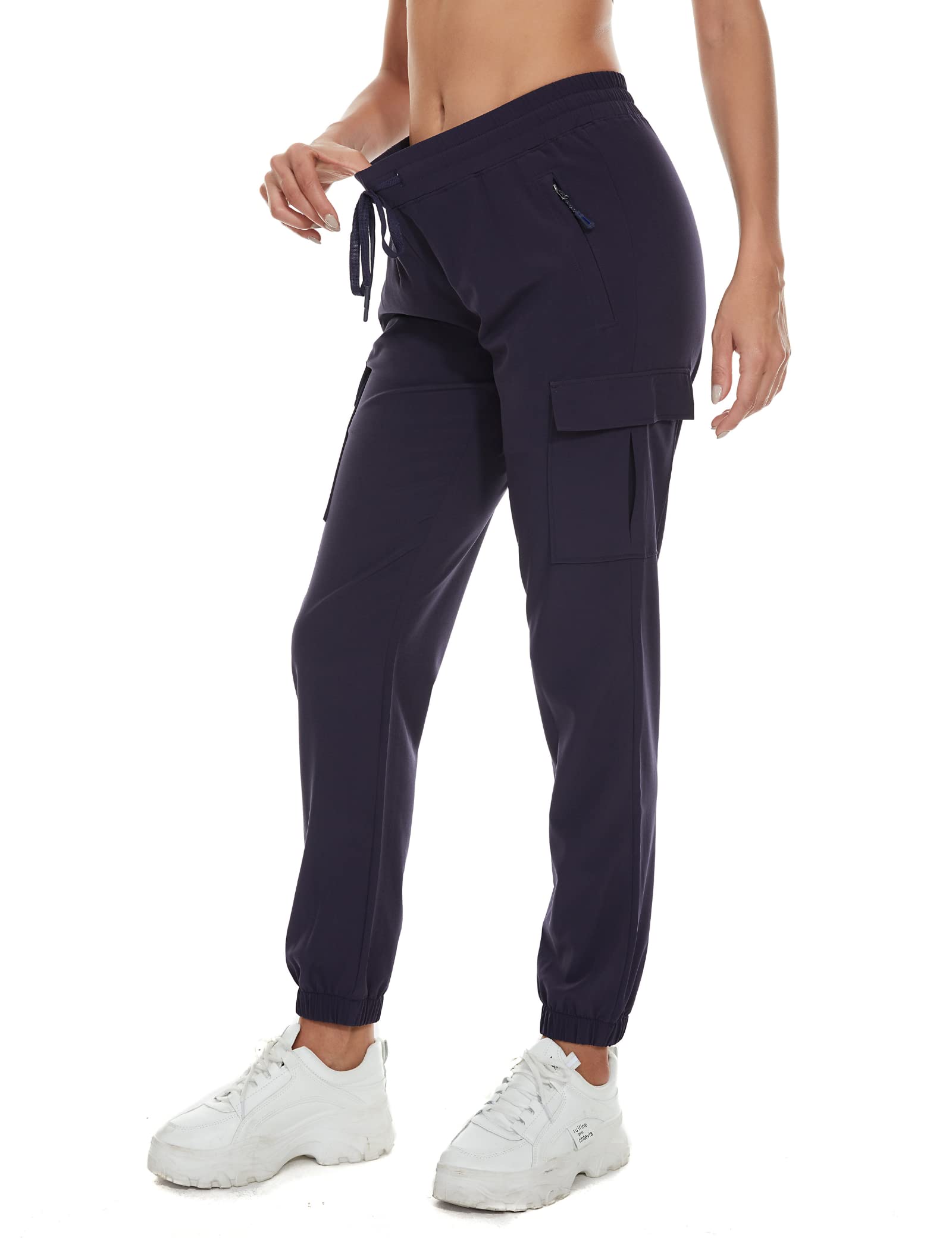 Arunlluta Hiking Pants Women Lightweight Cargo Pants Quick Dry Joggers For  Women With Pockets Water-Resistant Travel Pants Navy
