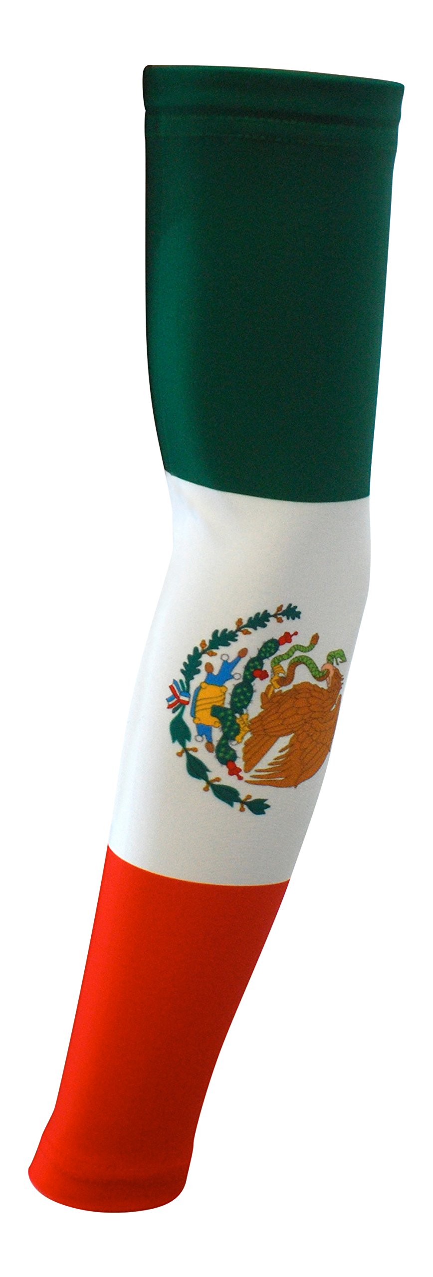 Sportsfarm New - Mexico Flag Compression Arm Sleeve (Large)
