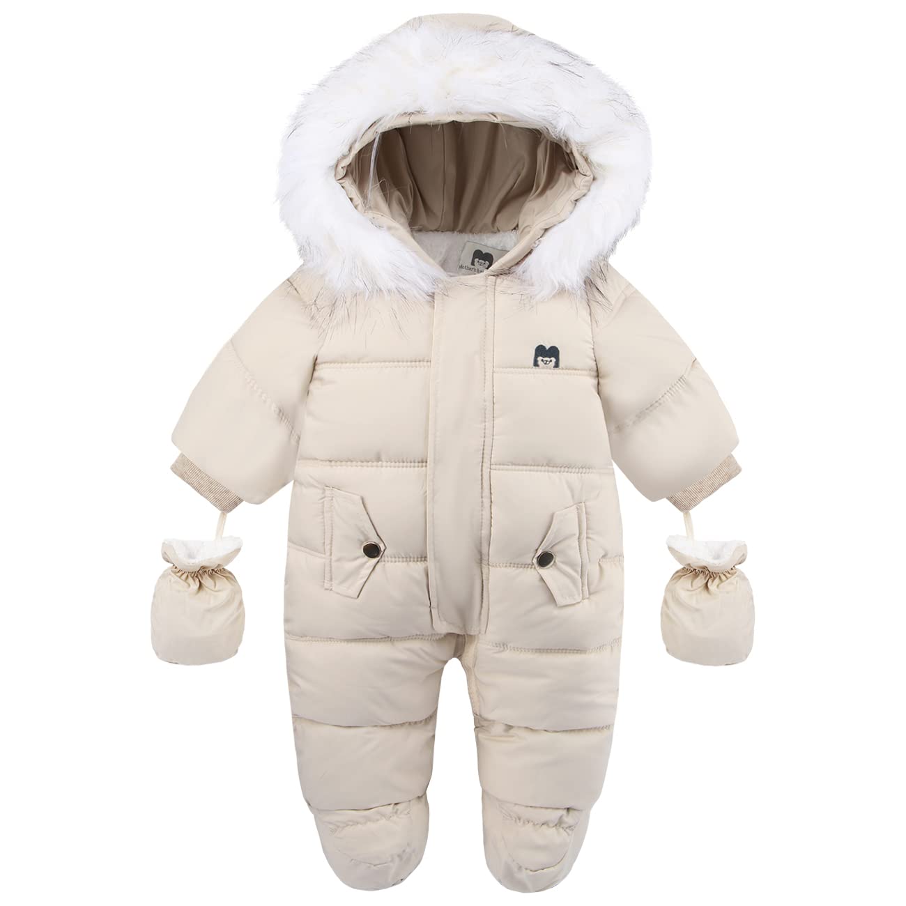 Tumaron Toddler Snowsuit Baby Girls Winter Clothes Bear Coat 2T Boys Jacket 18-24 Months