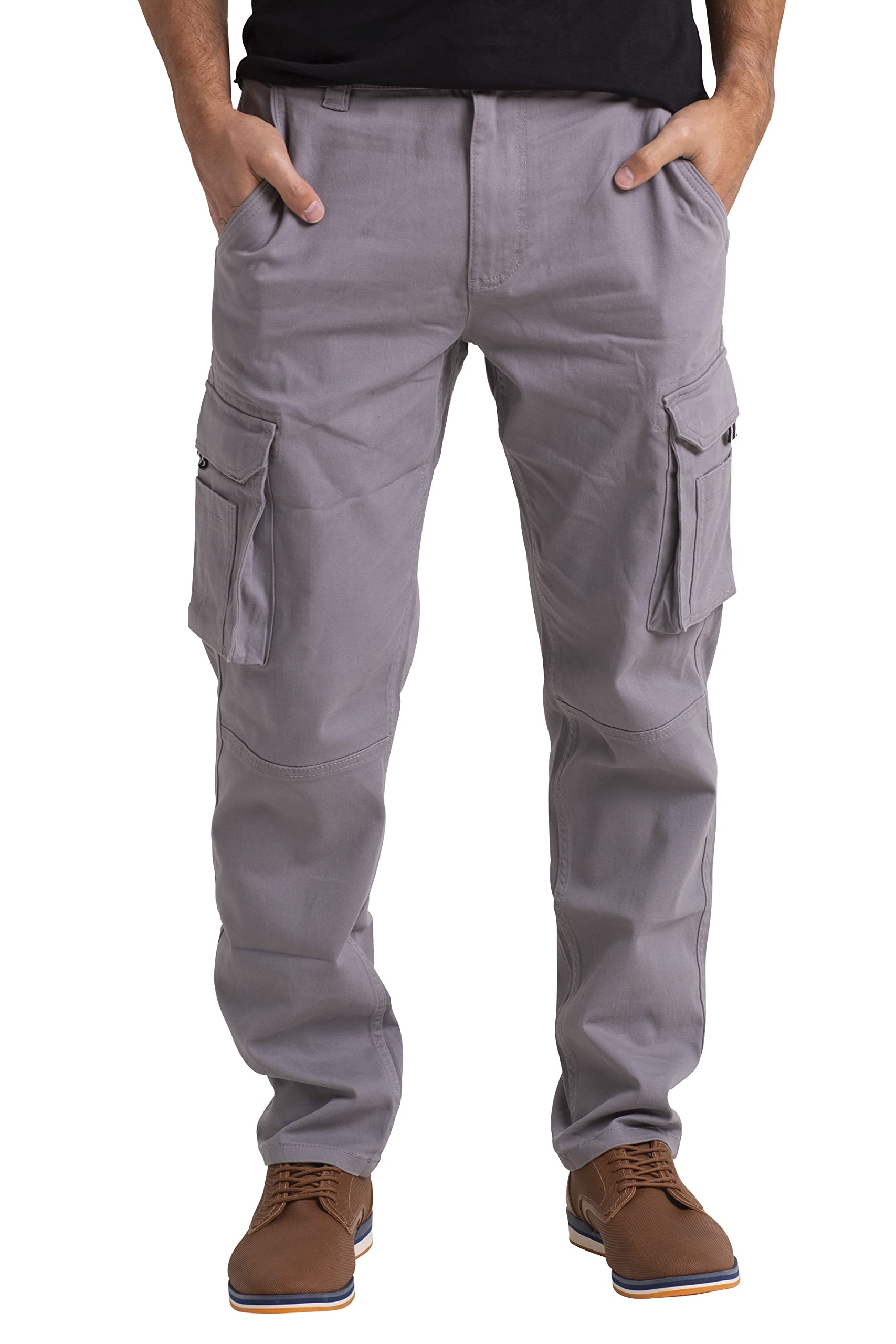 Gilles Cantuel Alamo Regular Fit Flex cargo Pants for Men - Heavy Duty ...