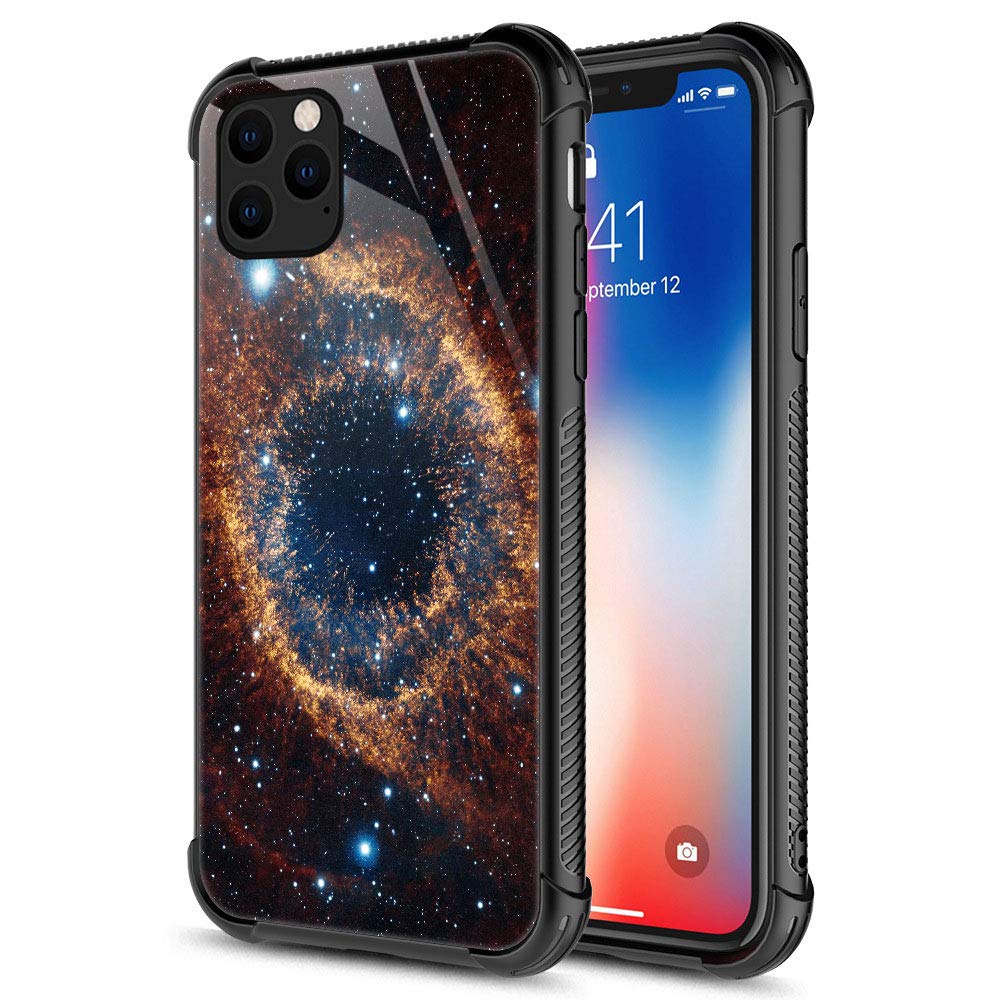 cARLOcA iPhone 11 case,Space cosmic Eye iPhone 11 cases for Men Boys,graphic Design Shockproof Anti-Scratch Hard Back case for A