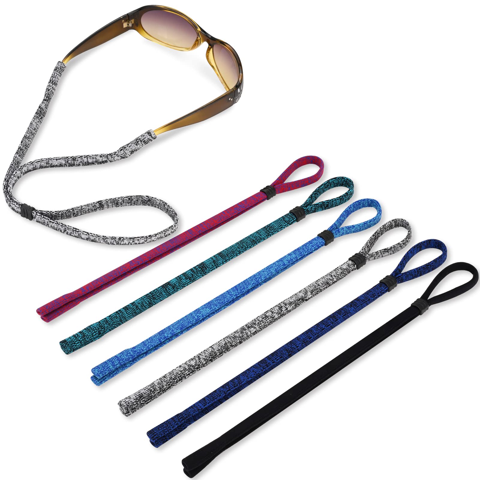 HENOALR glasses Strap and glasses Holder Strap Eyewear Retainer Sports glasses Strap Mixed colors Well Work and Keep Your glasse