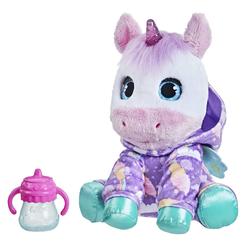 FurReal Friends FurReal Sweet Jammiecorn Unicorn Interactive Plush Toy, Light-Up Toy with 30 Sounds and Reactions, Unicorn Soft Toy, Ages 4 and 