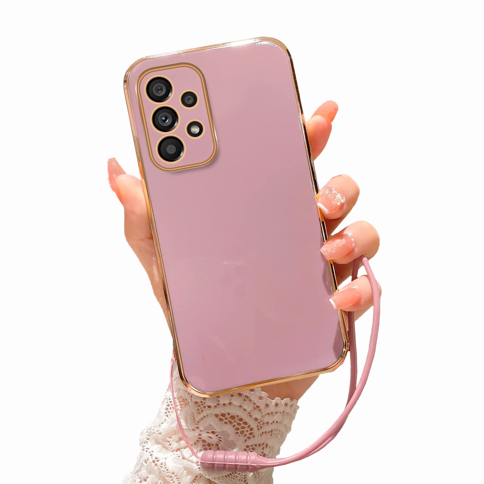 KuDiNi KUD-05 Kudini for Samsung galaxy A53 case, A53 5g case for Women  girls Electroplating cute Luxury Bling Aesthetic Trendy Pretty, Full c