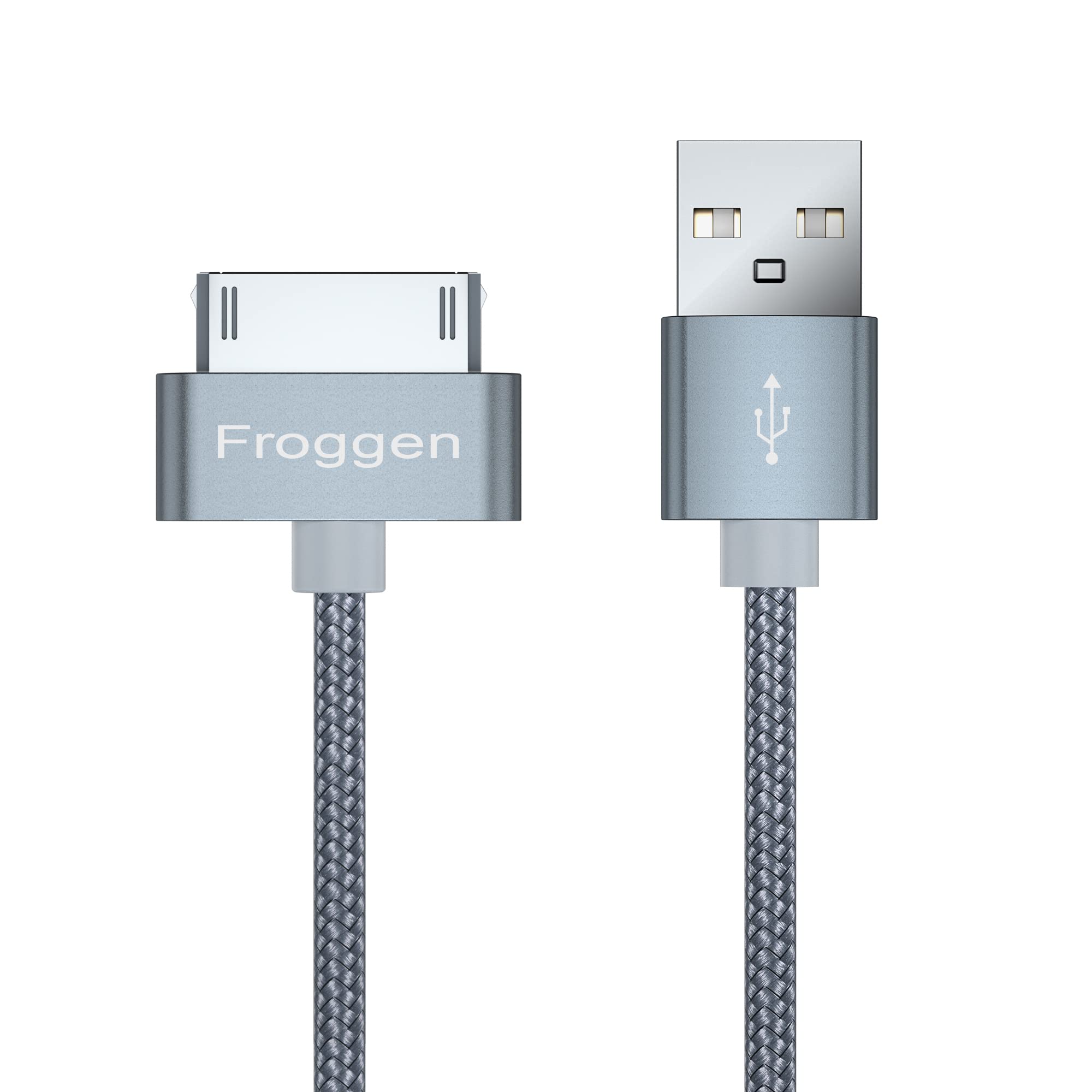 Froggen 30 Pin USB Sync charging cable compatible with iPhone 44s, iPhone 3g3gS, i-Pad 123, i-Pod 32 FT