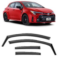 Voron glass in-channel Extra Durable Rain guards for Toyota corolla 2020-2023 Hatchback, Window Deflectors, Vent Window Visors, 