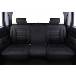 LUcKYMAN cLUB Rear Silverado Seat covers Fit for 2007-2023 chevy Silverado Sierra 15002500 HD 3500 HD crew,Double,Extended cab w