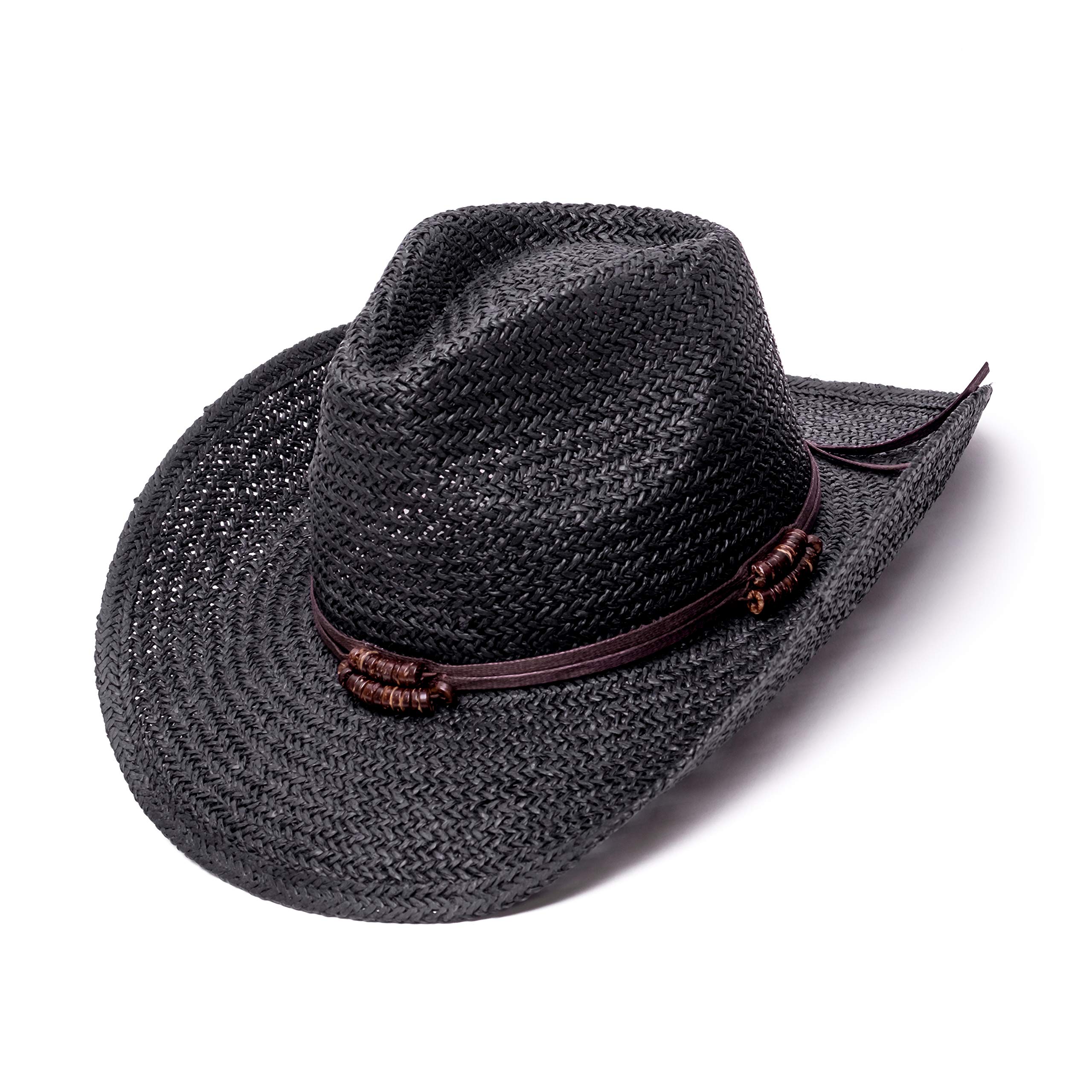 OLDSTONE QUALITY Old Stone Straw cowboy cowgirl Hat for Men Women