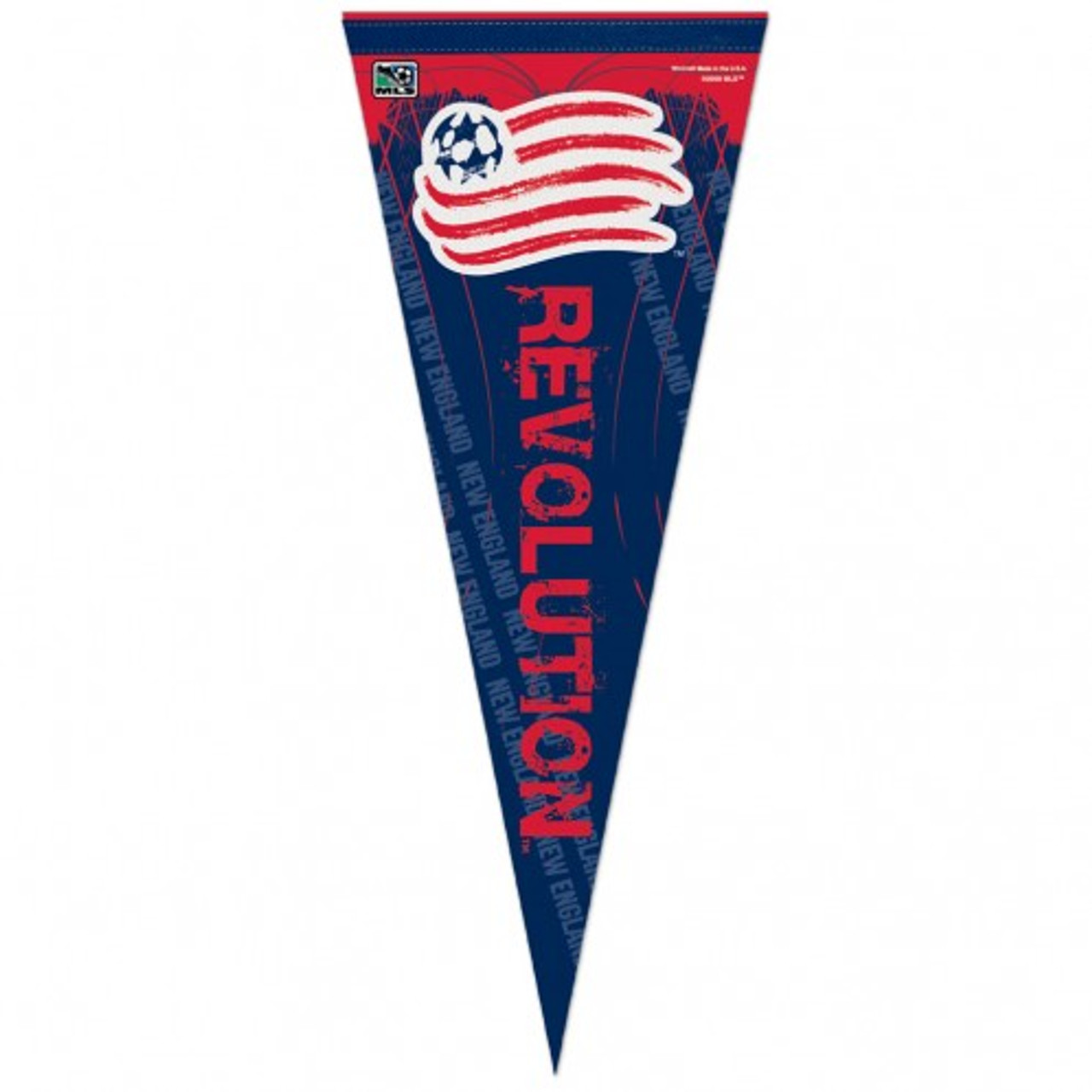 Wincraft New England Revolution Pennant 12x30 Premium Style - Special Order