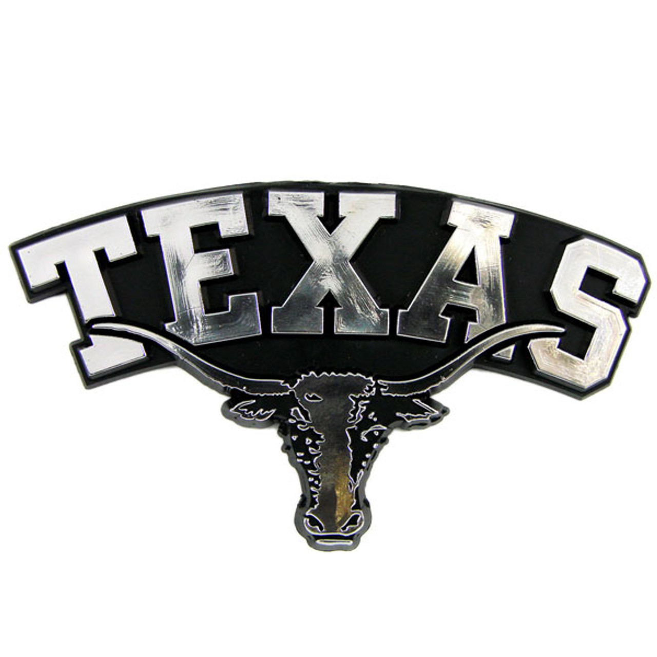 Fanatics Texas Longhorns Auto Emblem Silver Chrome