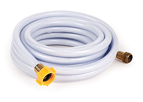 Camco 25ft TastePURE Drinking Water Hose - Lead and BPA Free, Reinforced for Maximum Kink Resistance 1/2"Inner Diameter (22733) 