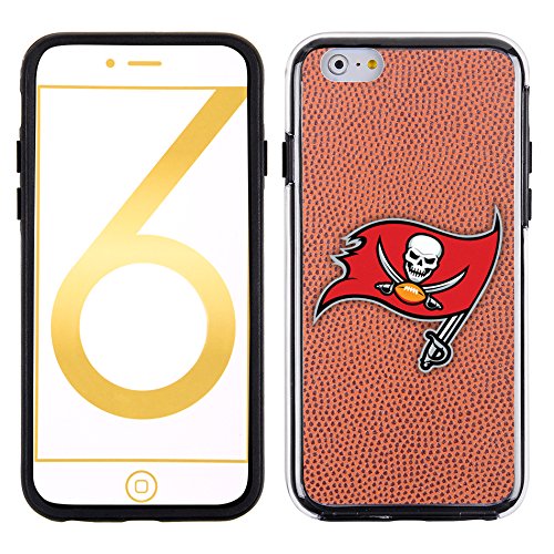 GAMEWEAR NFL Tampa Bay Buccaneers Classic Football Pebble Grain Feel No Wordmark iPhone 6 Case, Brown