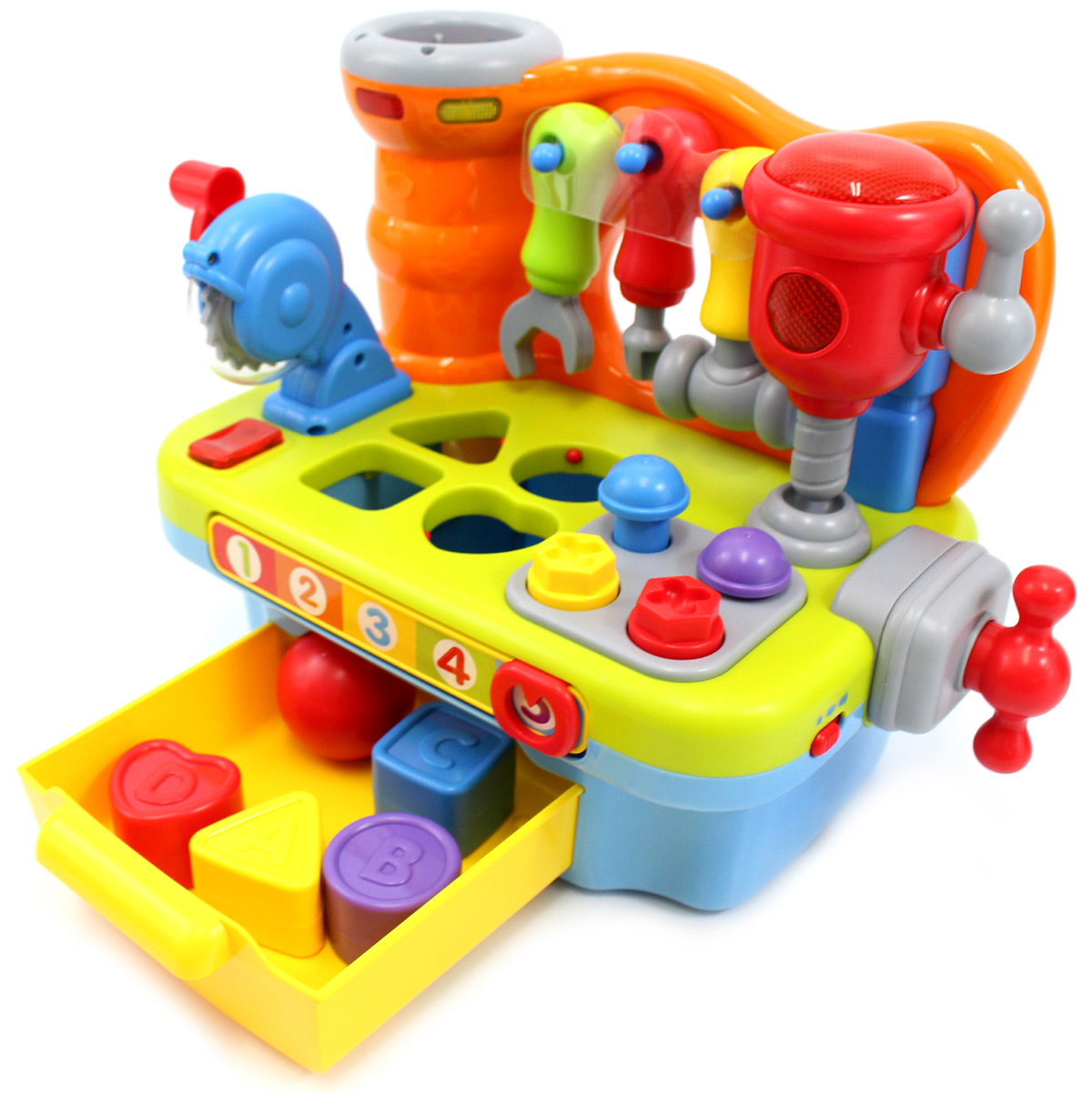 AZ Trading and Import Little Engineer Multifunctional Musical Learning Tool Workbench For Kids