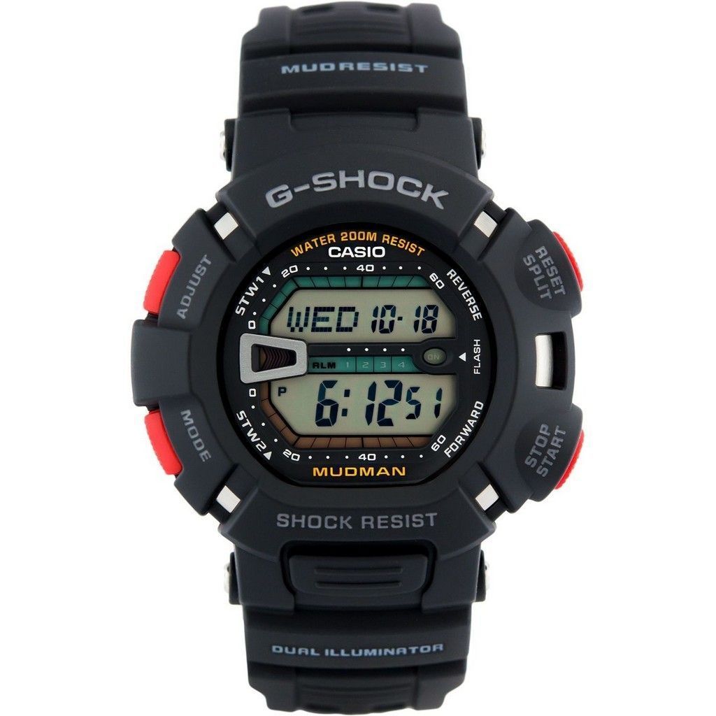 Casio G-Shock Quartz Watch with Resin Strap, Black (Model: G9000-1V)